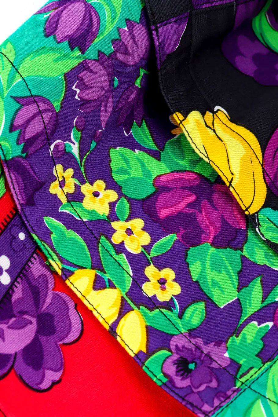 Floral Cotton Tiered Skirt