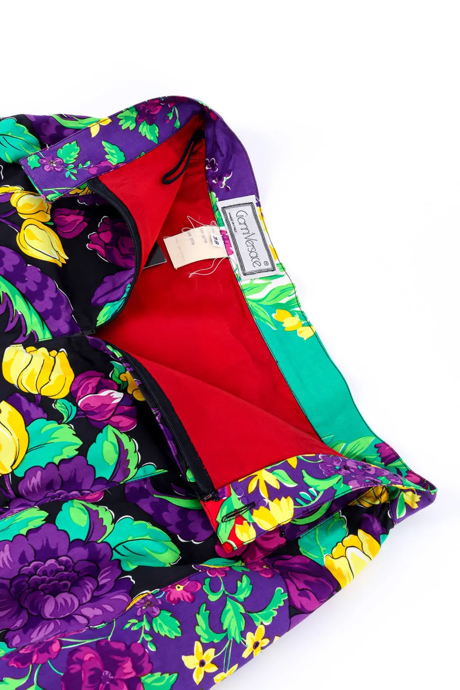Floral Cotton Tiered Skirt
