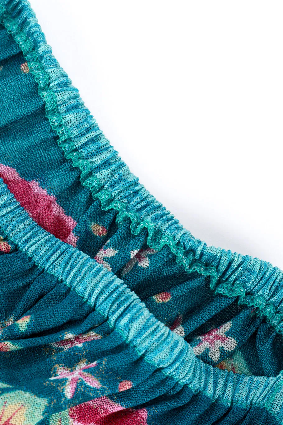 Floral Fringe Hem Dress
