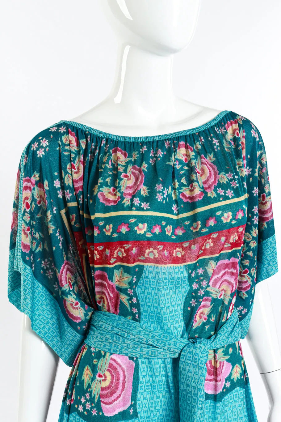 Floral Fringe Hem Dress