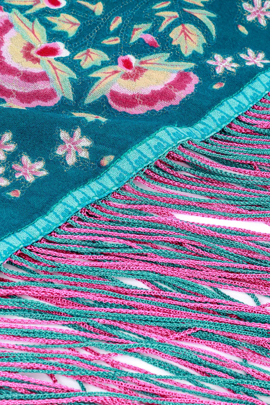 Floral Fringe Hem Dress