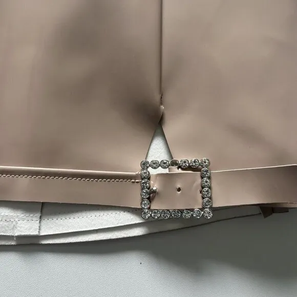 For Love And Lemons Women's High Roller Latex Skirt NWT Size Small