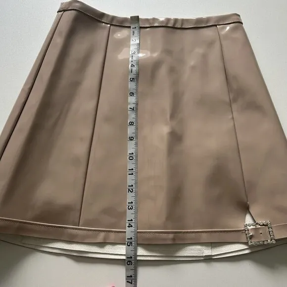 For Love And Lemons Women's High Roller Latex Skirt NWT Size Small