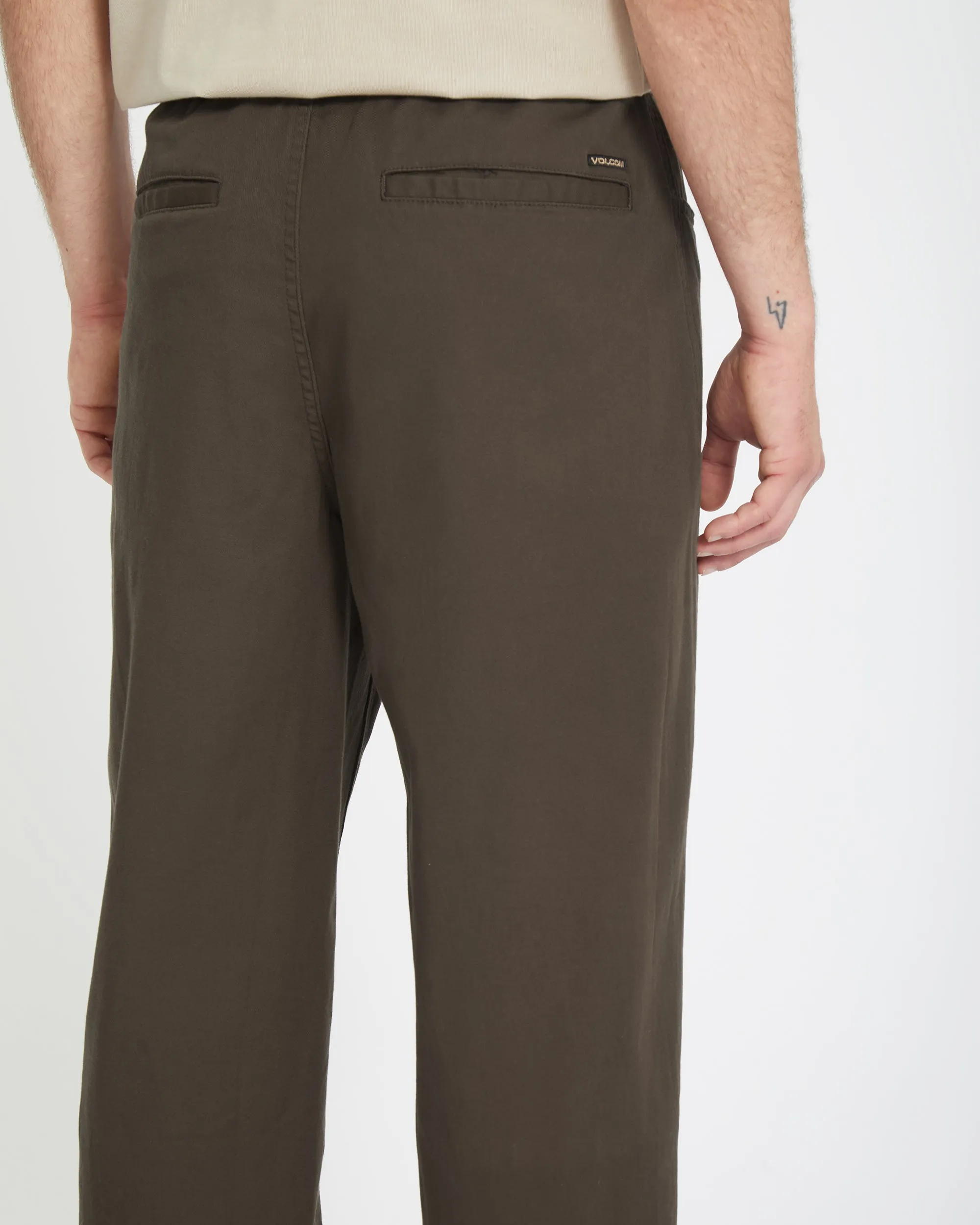 Freazy Loose Elasticated Waist Hose - WREN