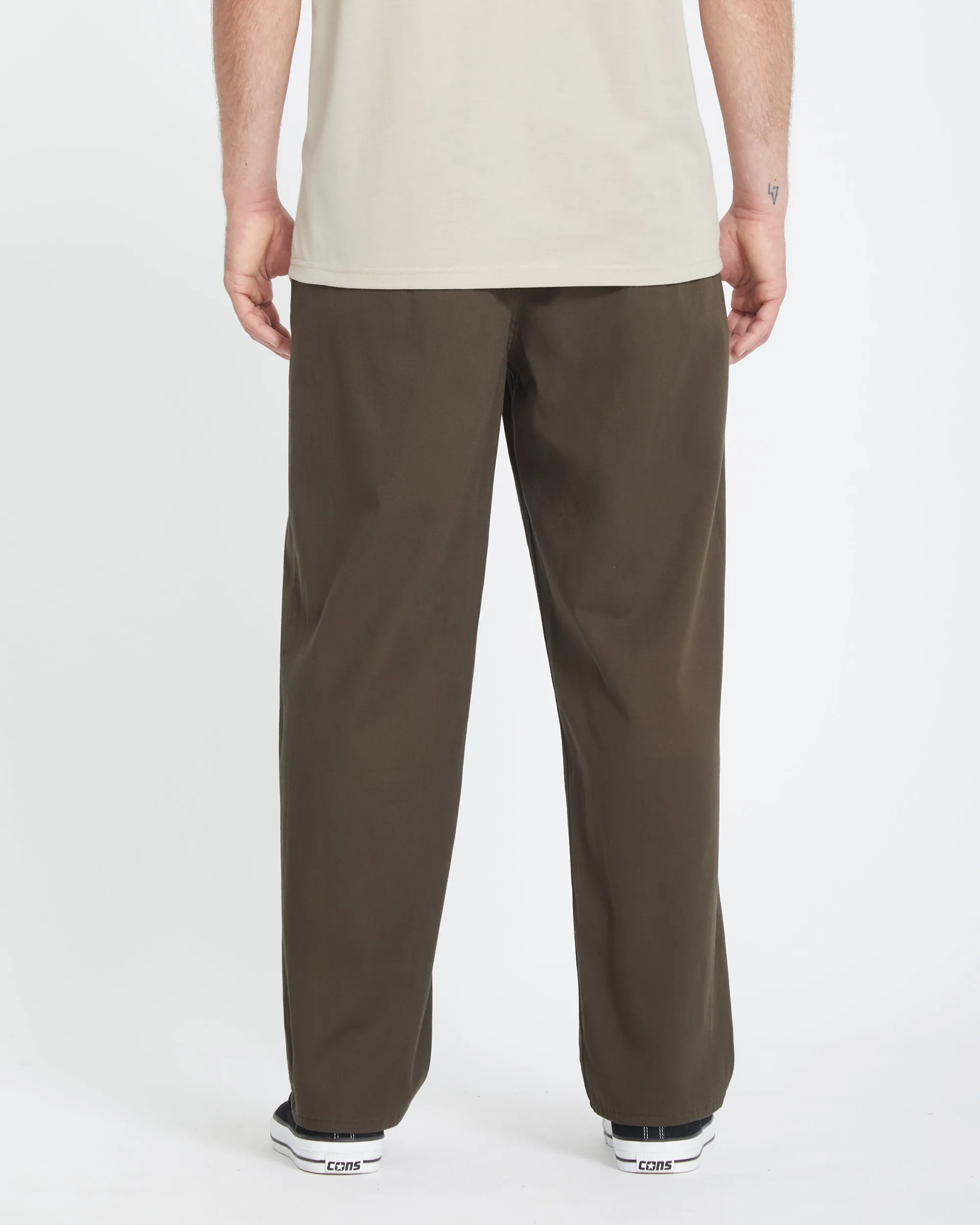 Freazy Loose Elasticated Waist Hose - WREN