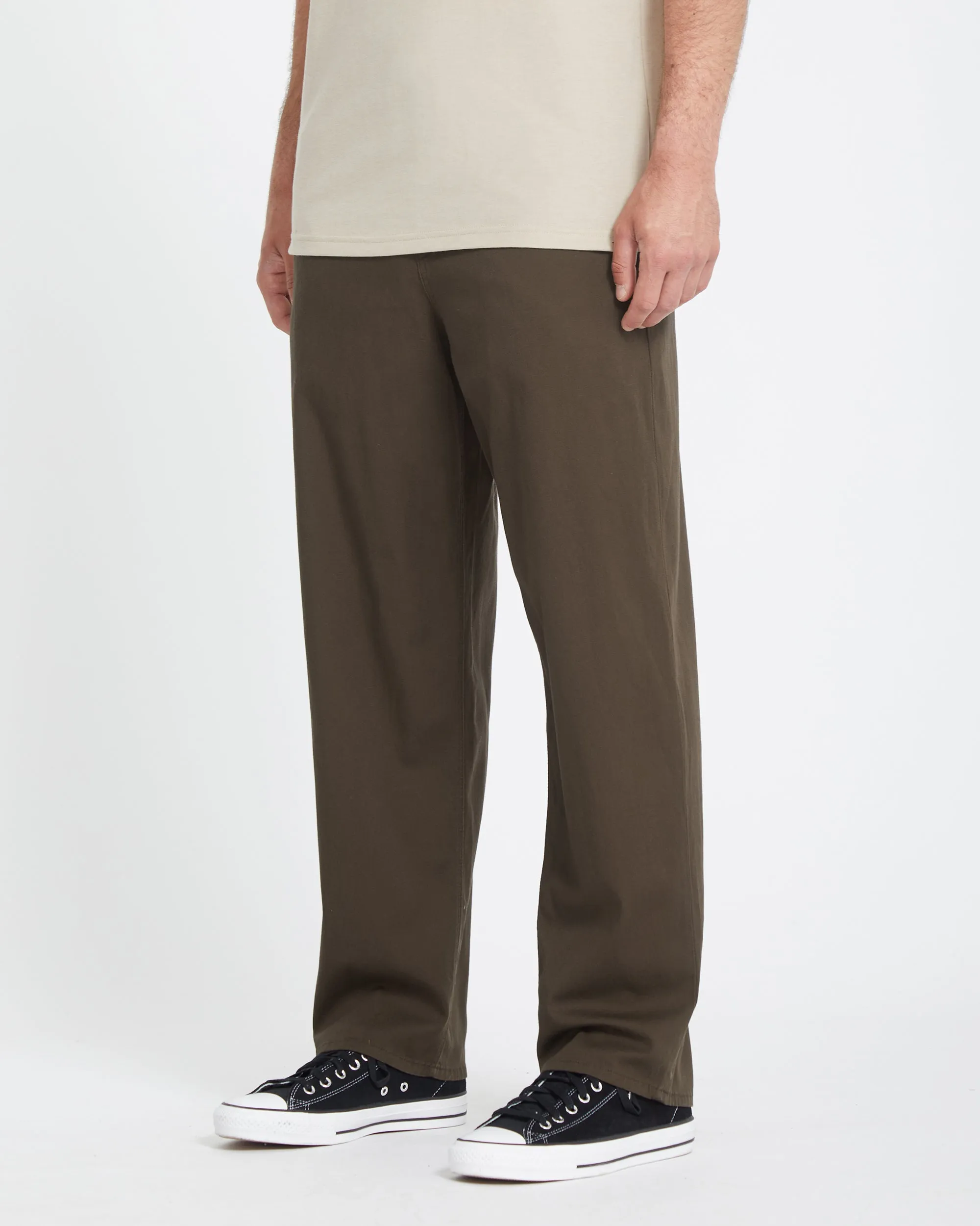 Freazy Loose Elasticated Waist Hose - WREN