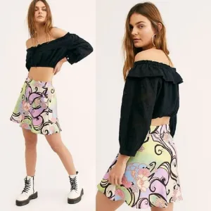 Free People Phoebe Mini Skirt Sugar &amp; Spice