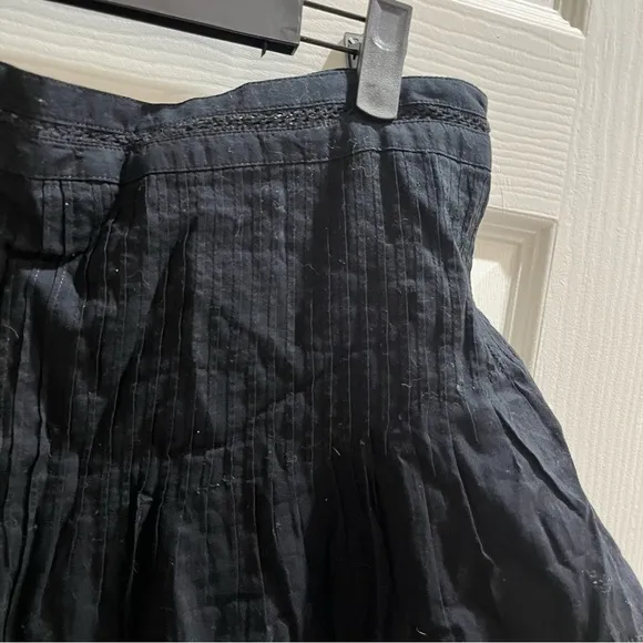 Free People Summer Nights Ruffle LayeredBlack Skirt