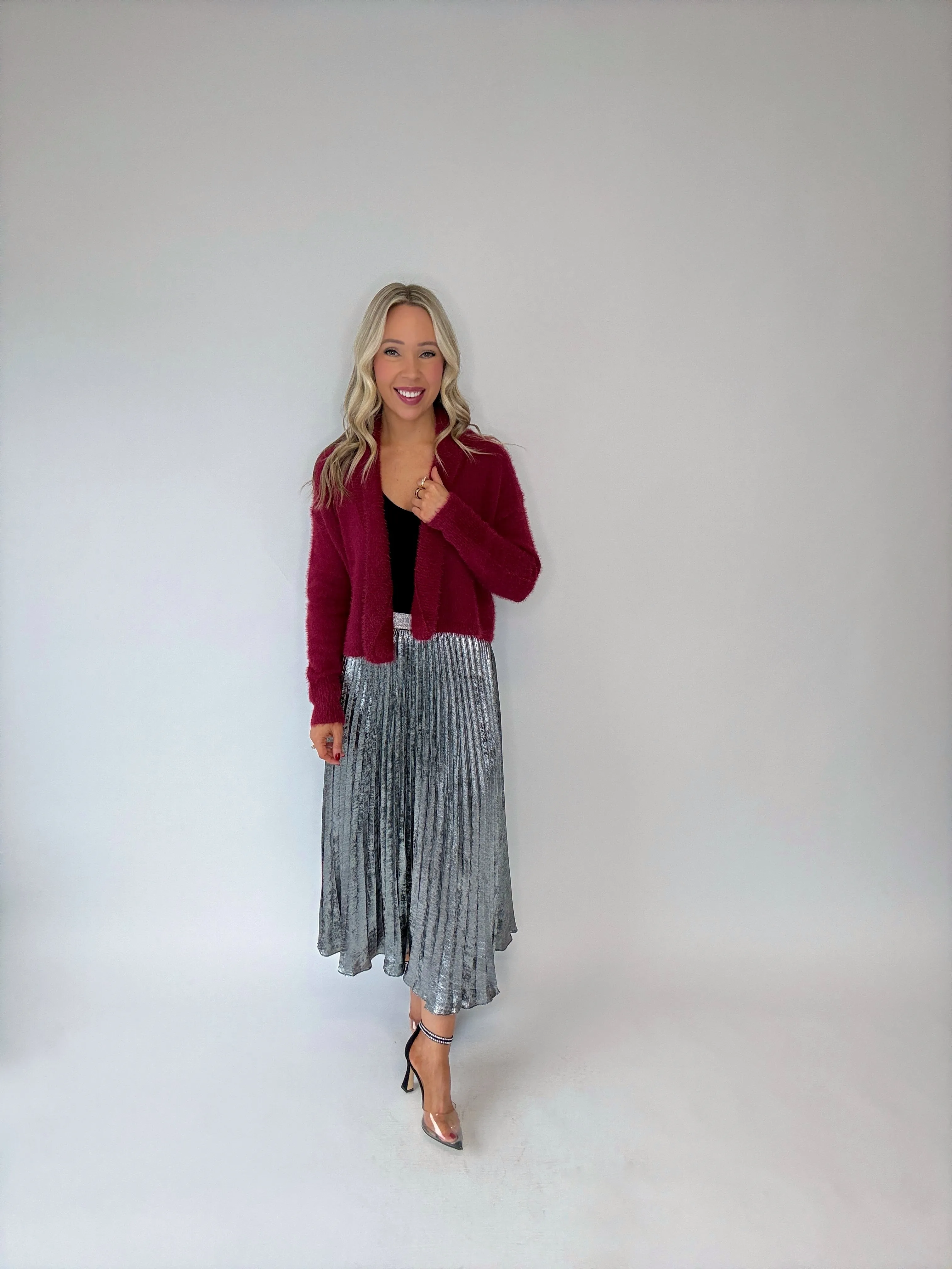 Frost Yourself Metallic Skirt