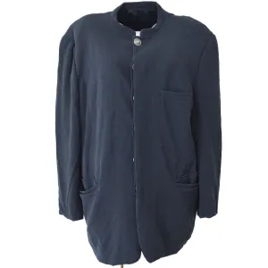 GIANNI VERSACE Medusa Button Single Breasted Long Sleeve Jacket Black 01341