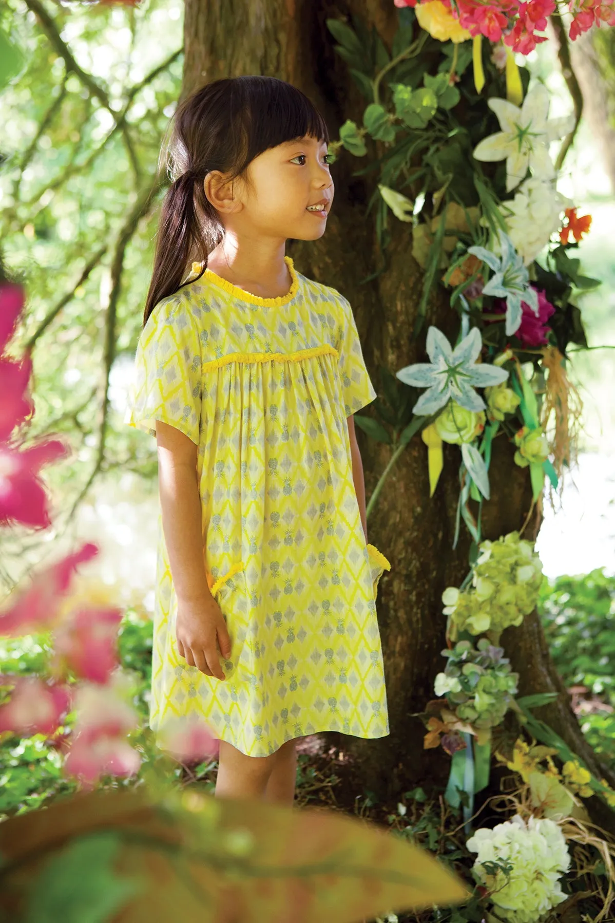 Girls Yellow Paradise Dress