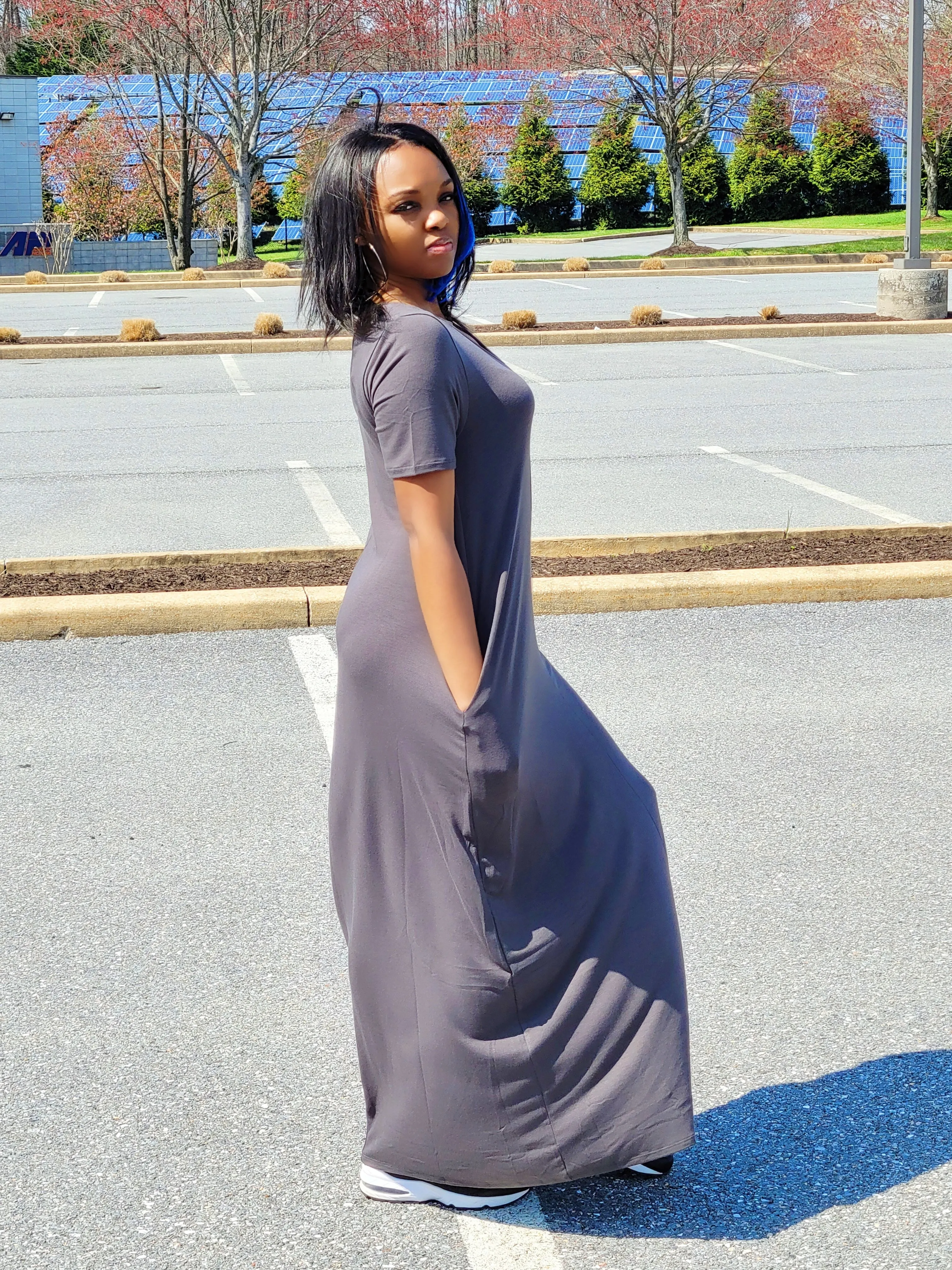 Go with the flow-Body length dress