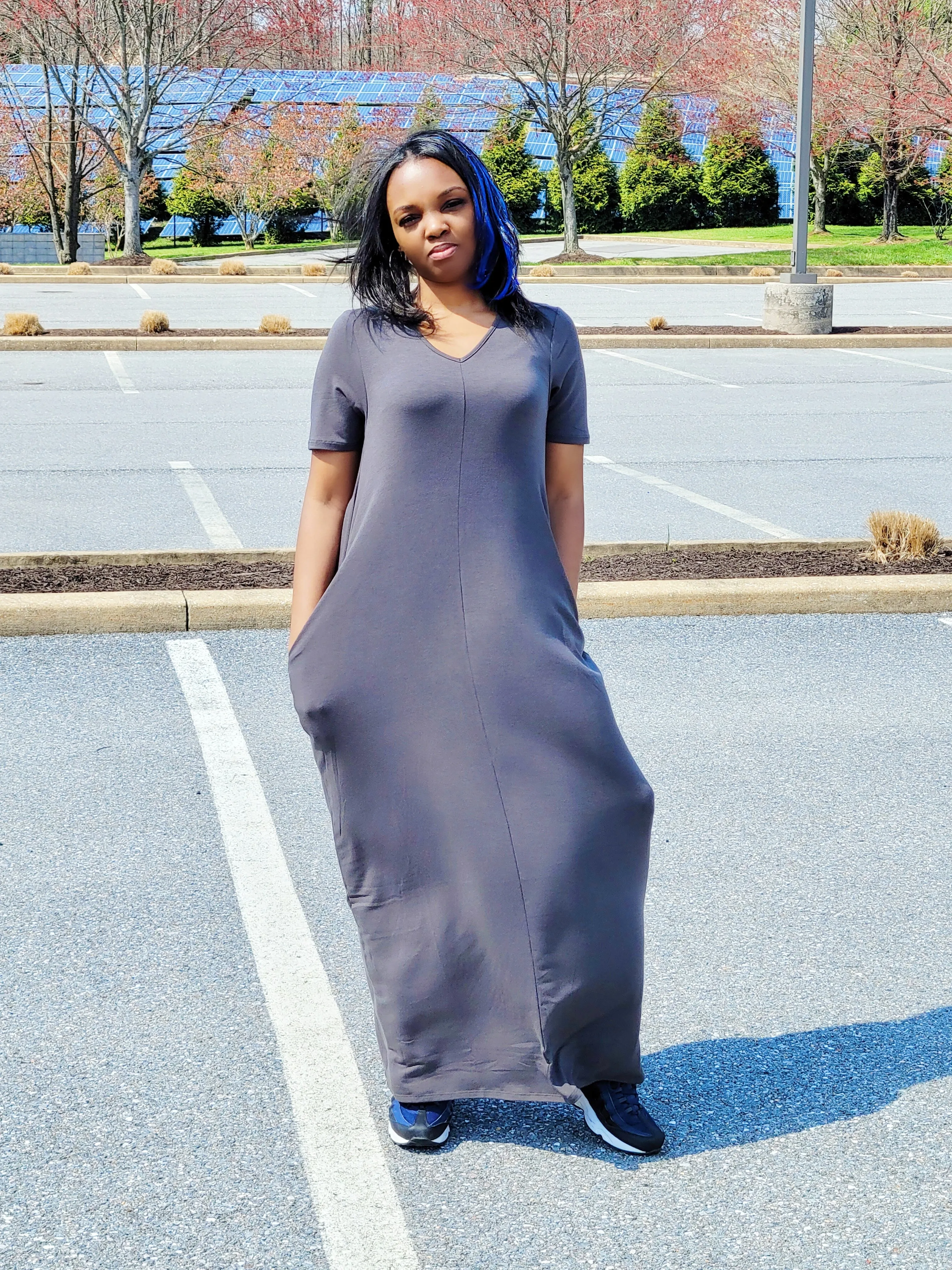 Go with the flow-Body length dress