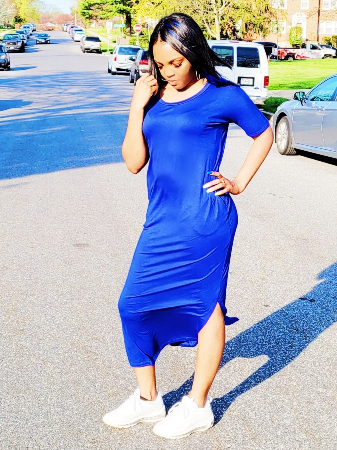 Go with the flow-Body length dress