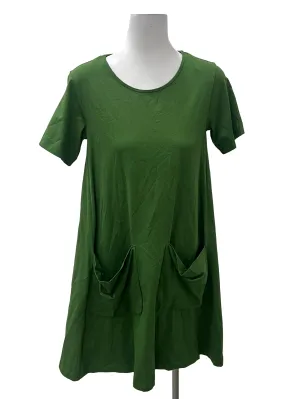 Green Round Neck Dress