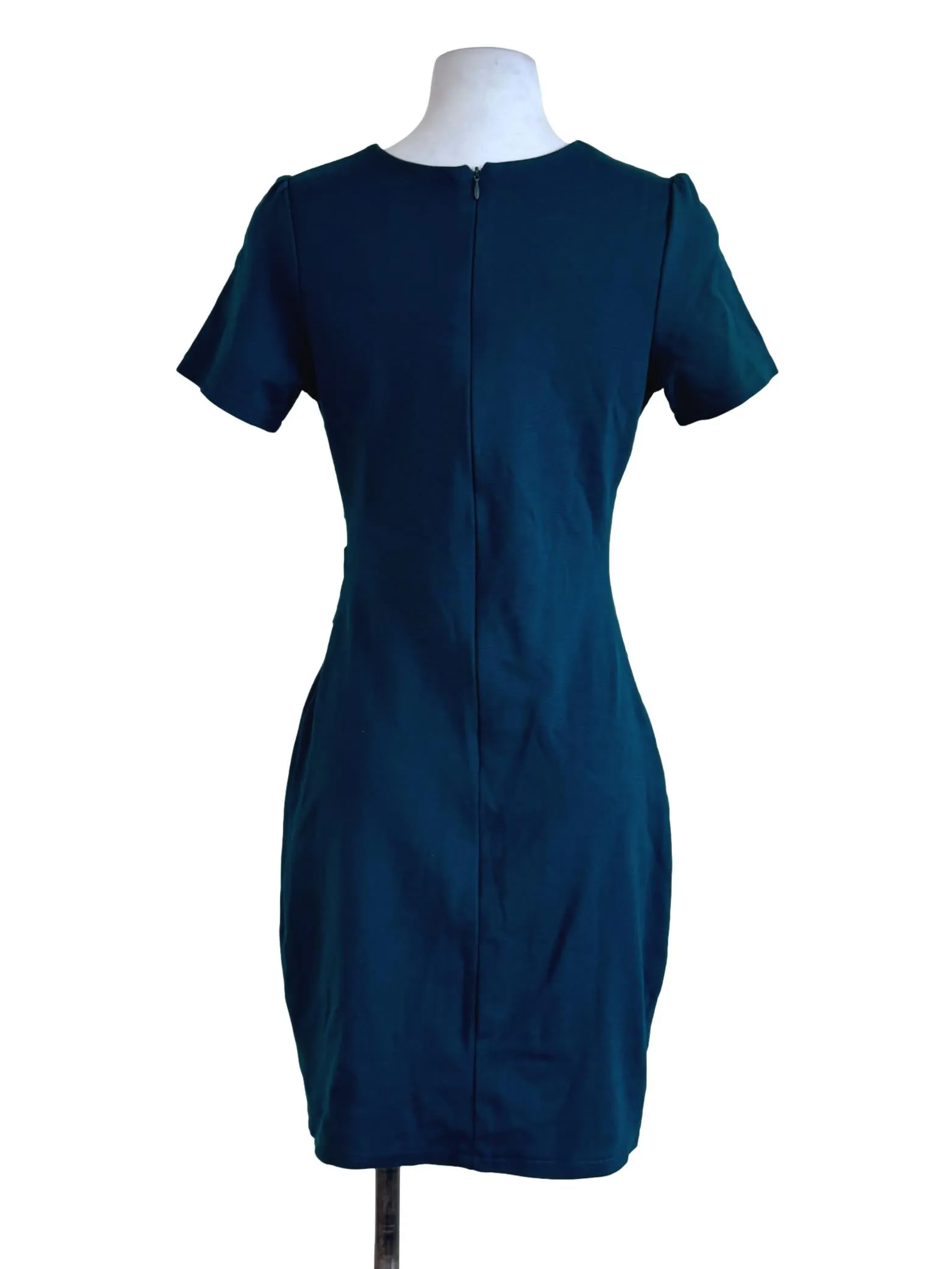 Green Round Neck Dress