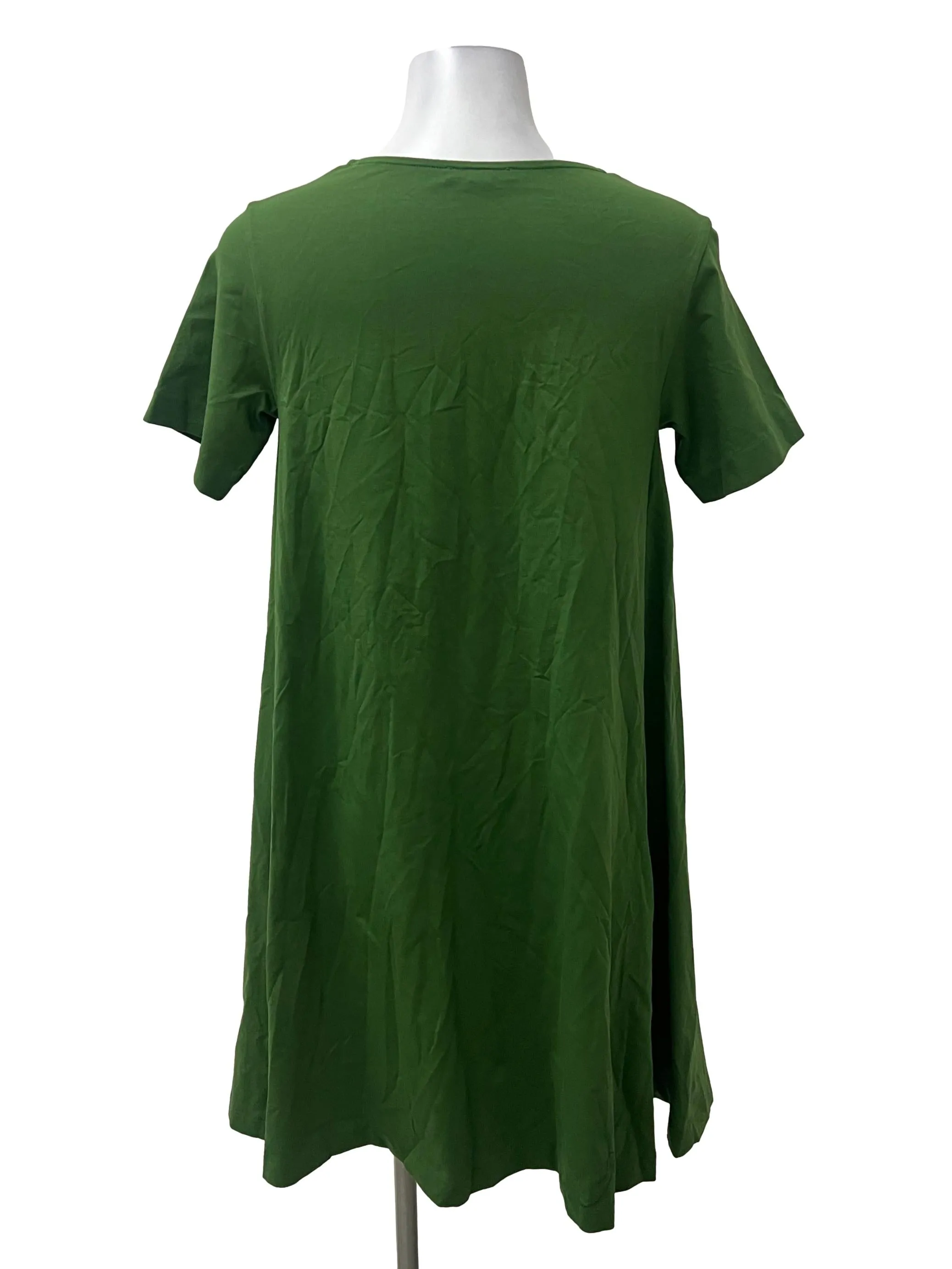 Green Round Neck Dress