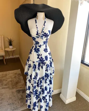 Halter Neck Maxi Dress