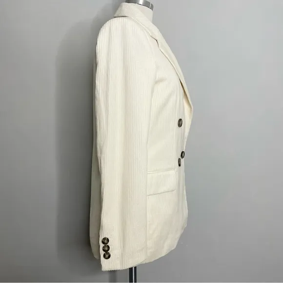 H&amp;M Oversized Double Breasted Corduroy Blazer Jacket