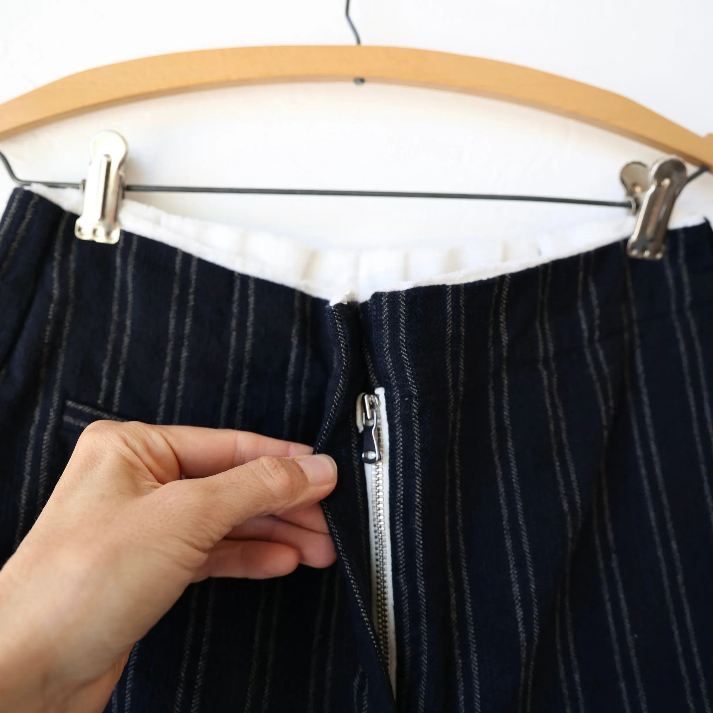 Hannoh Petrina Pants - Navy/Natural Stripe