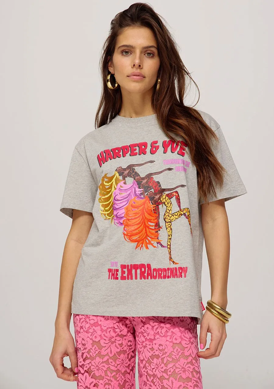 Harper & Yve Extraordinary grey t-shirt