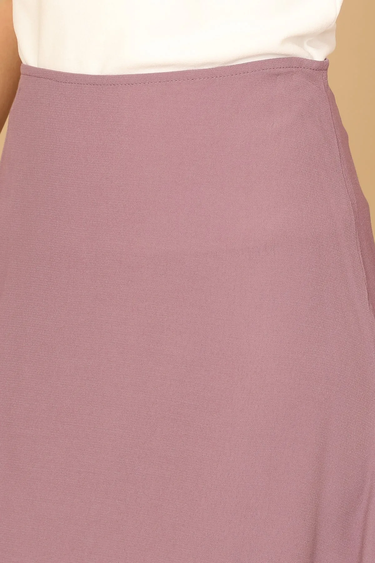 HIGH WAIST SOLID SKIRT
