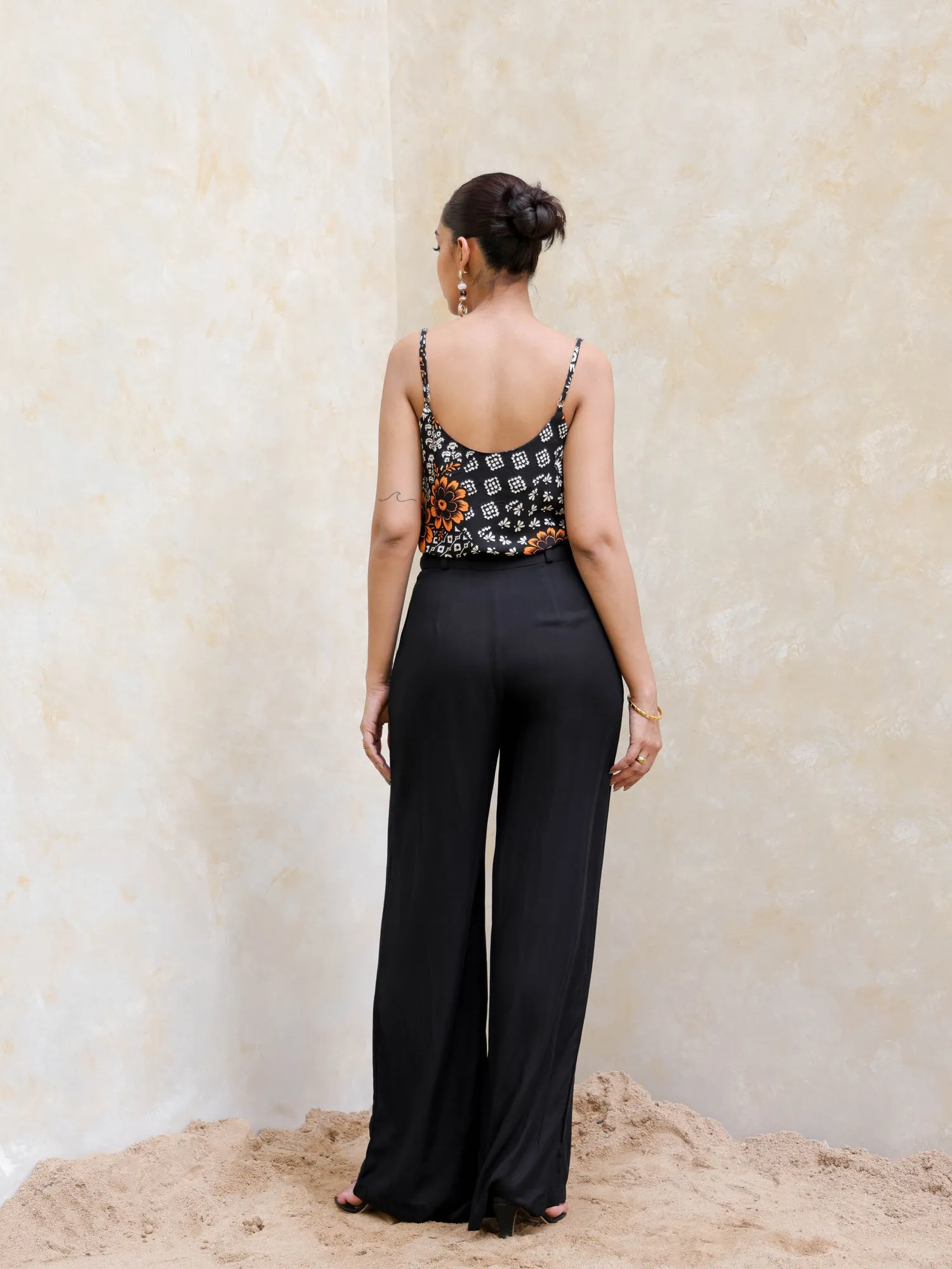 High Waist Wide Leg Pant