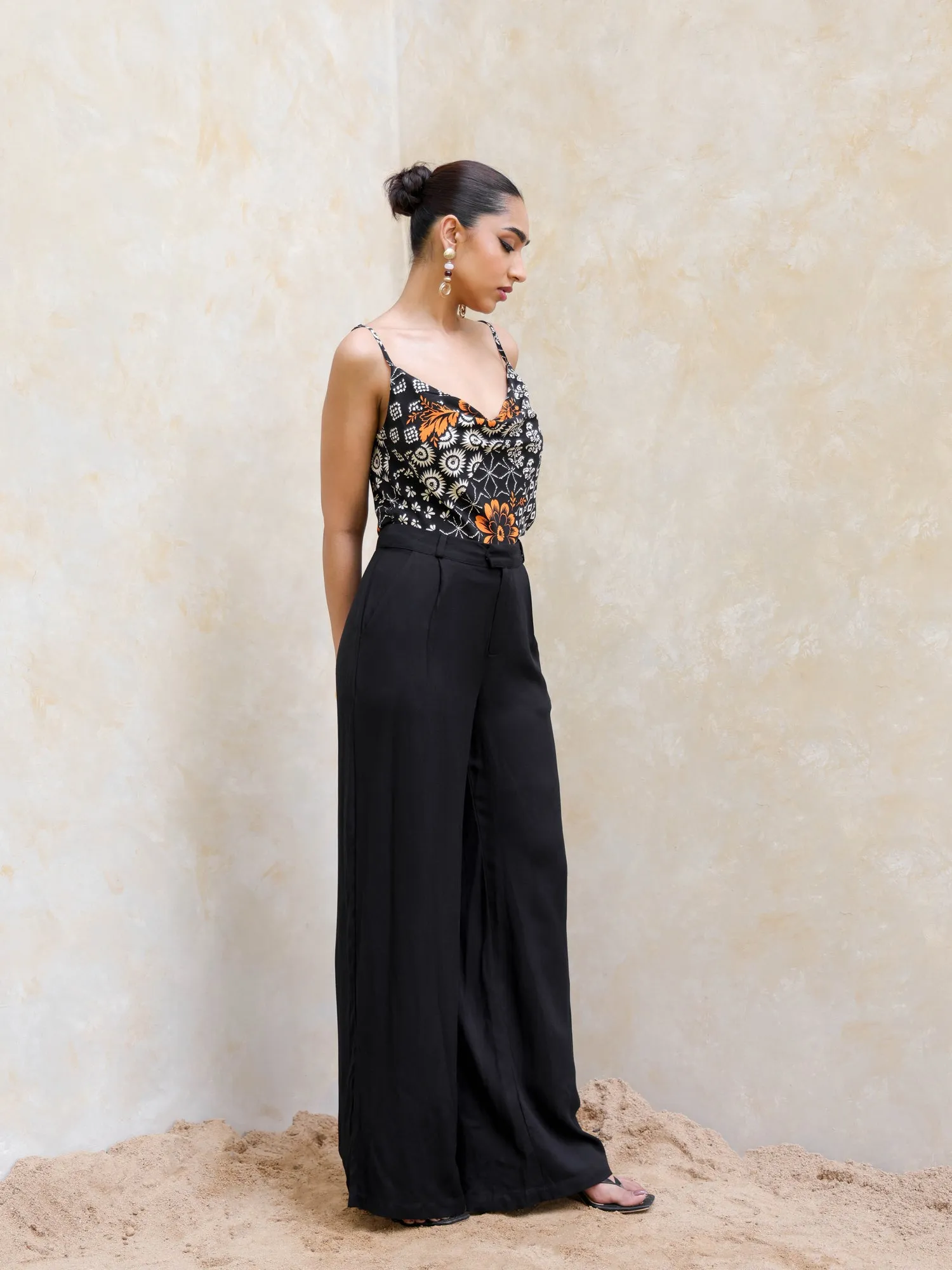 High Waist Wide Leg Pant