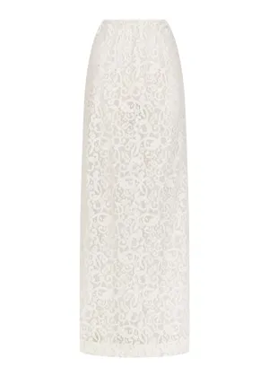 High Waisted Maxi Skirt