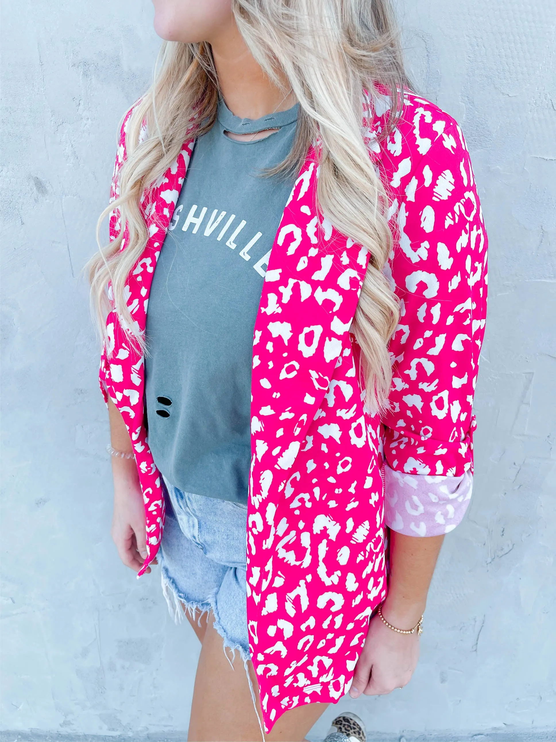 Hollywood Boulevard Blazer - Pink