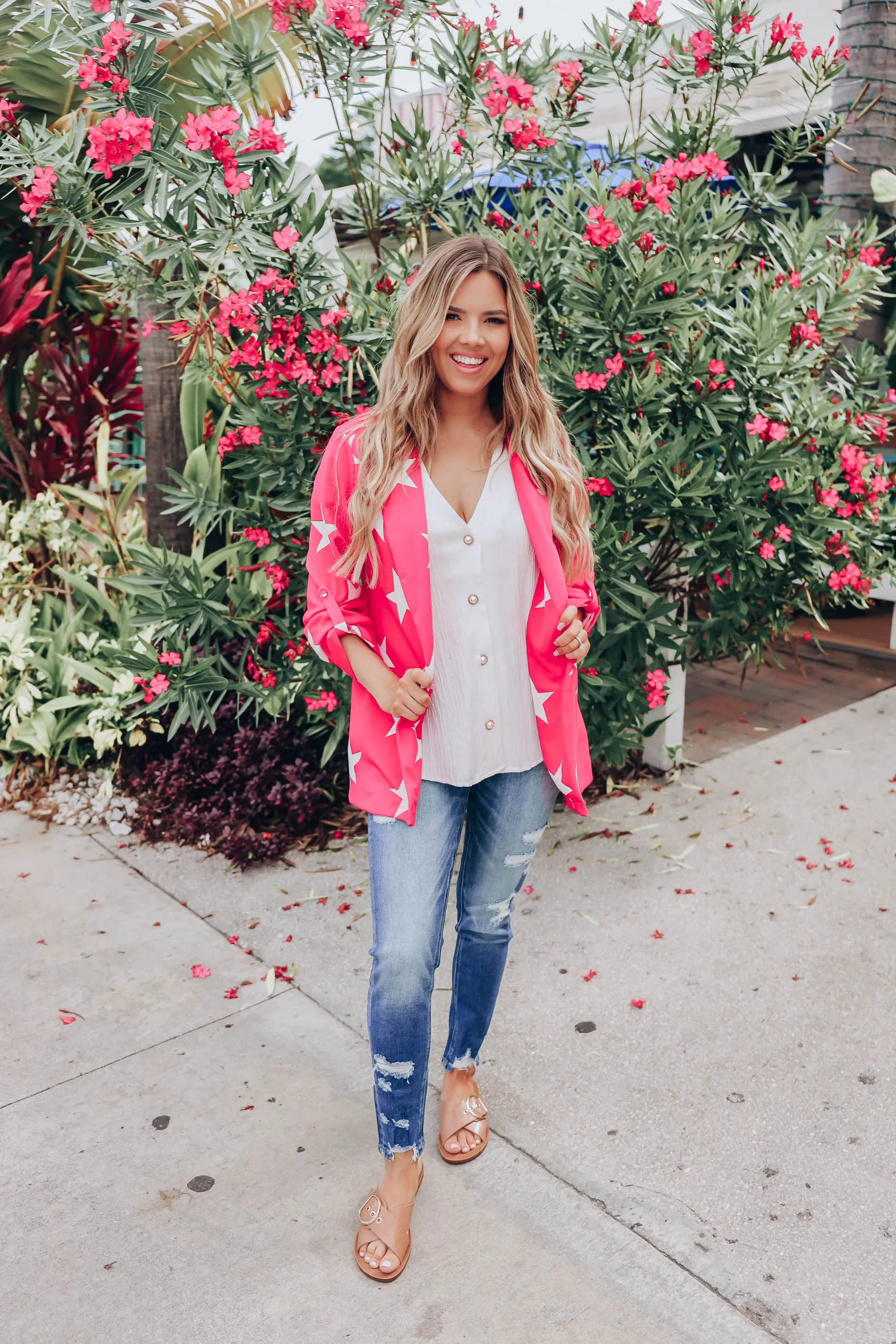 Hollywood Star Blazer - Hot Pink