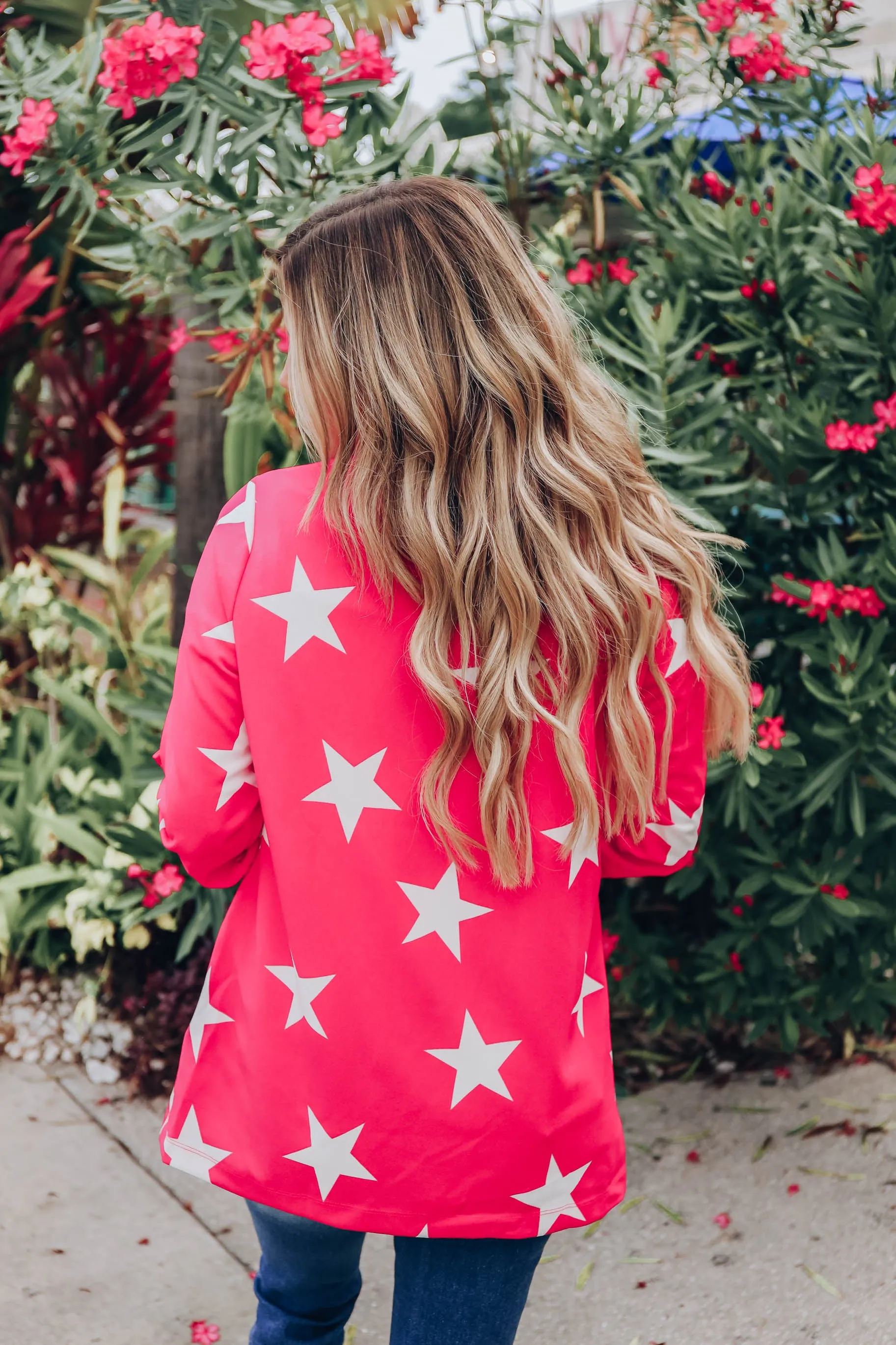 Hollywood Star Blazer - Hot Pink