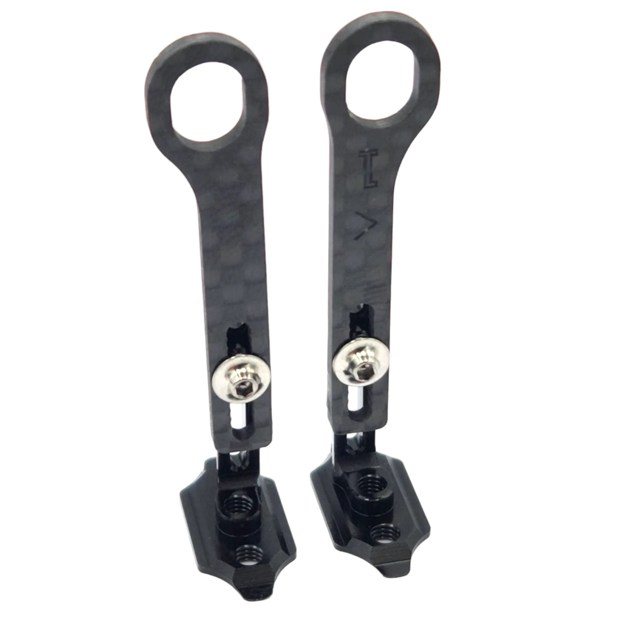 Horizontal Rear Post Body Mounts ULTRA LITE - Mounts w/gr.5 Ti Screws