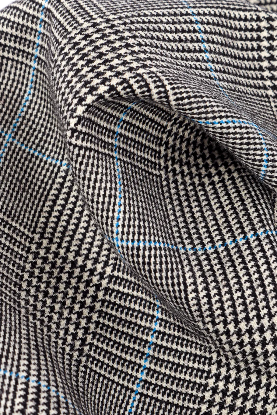 Houndstooth Buckle Waist Jacket