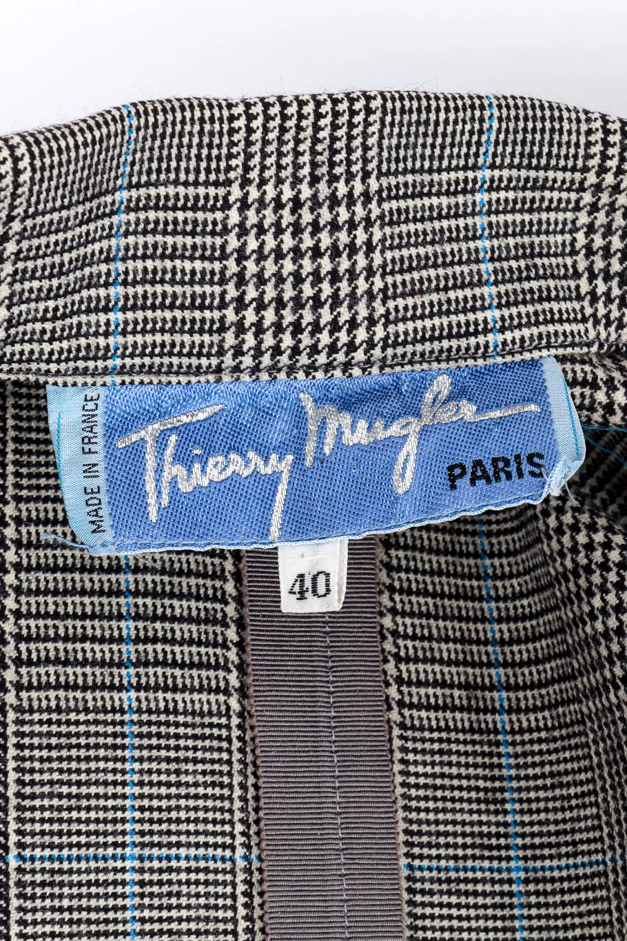 Houndstooth Buckle Waist Jacket
