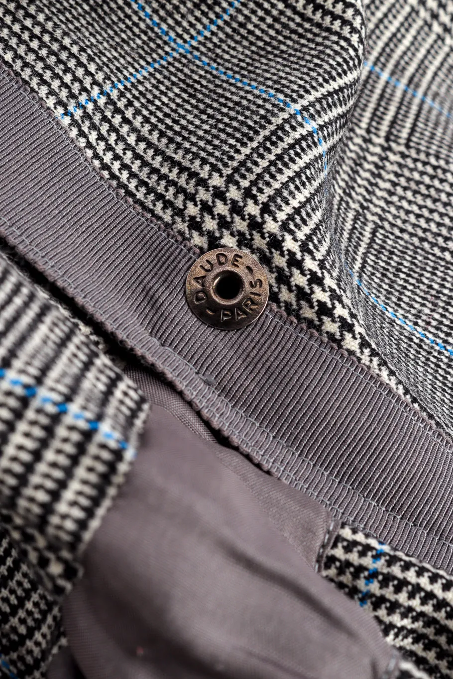 Houndstooth Buckle Waist Jacket