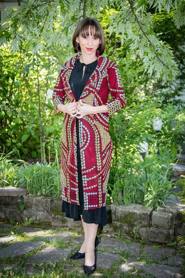 Ikotun Jacket - Red Cowries