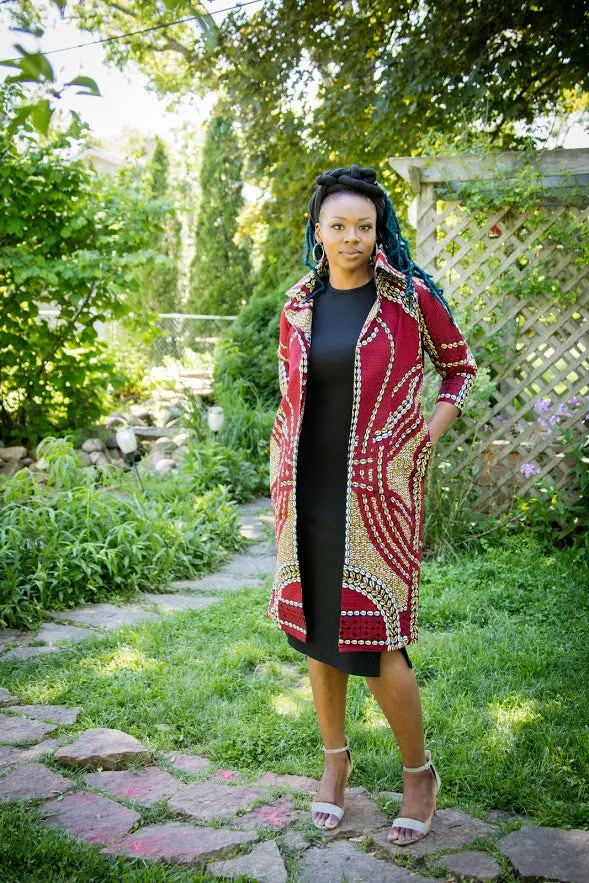 Ikotun Jacket - Red Cowries