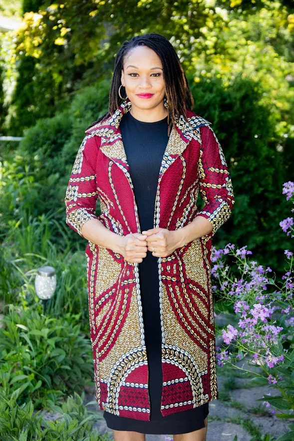 Ikotun Jacket - Red Cowries