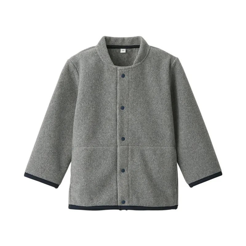 INSTOCK-Japanese style children's fleece stand collar jacket