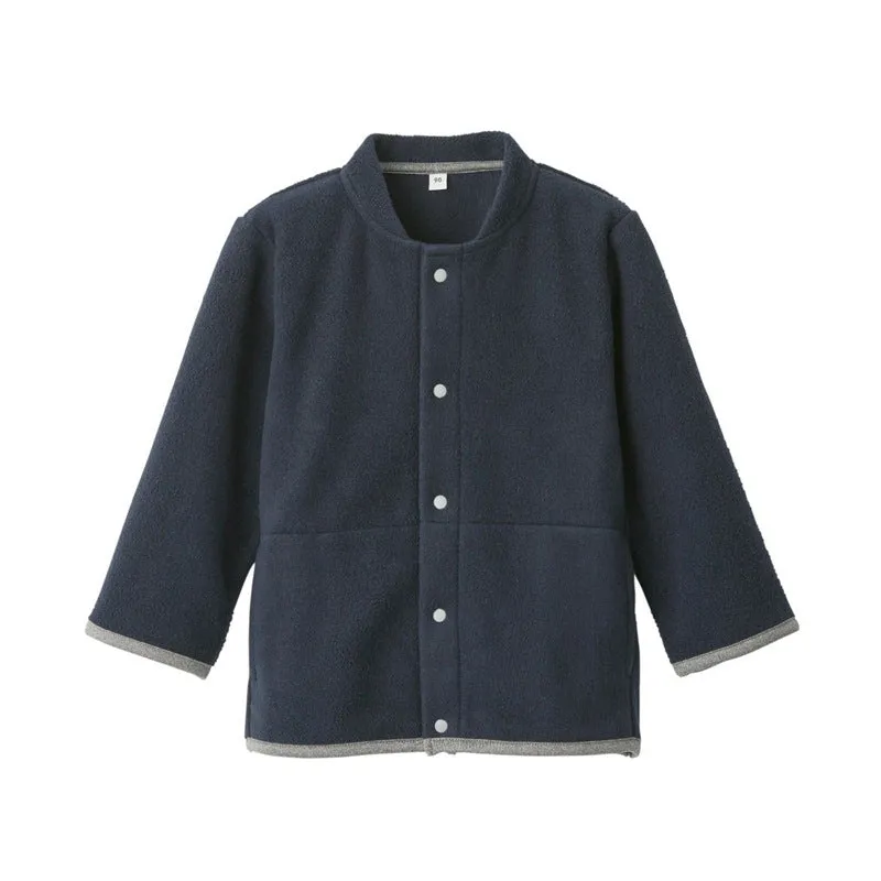INSTOCK-Japanese style children's fleece stand collar jacket