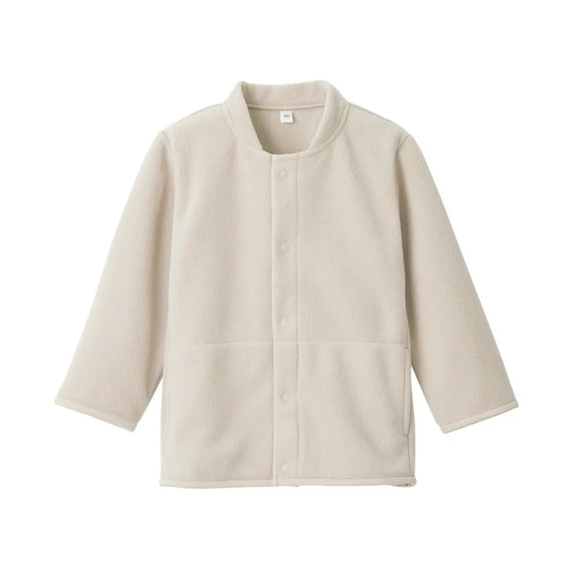INSTOCK-Japanese style children's fleece stand collar jacket