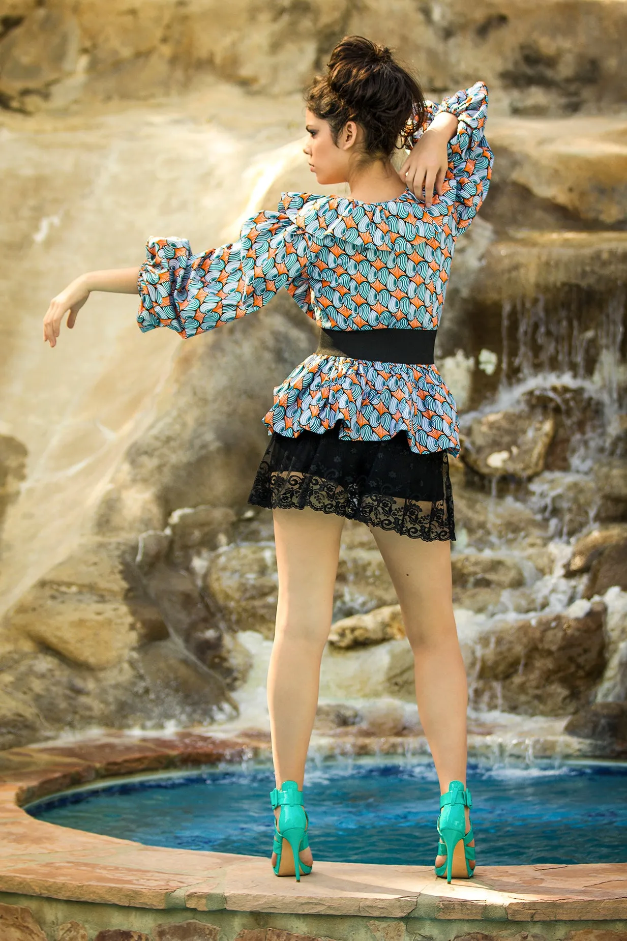 Island Beauty Print Jacket