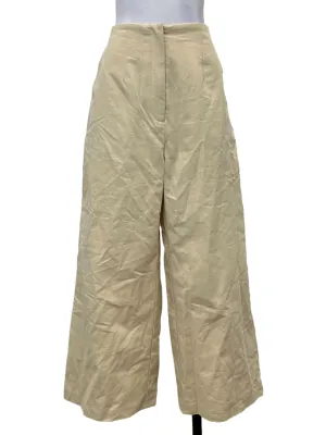 Ivory Wide Leg Trousers OSN