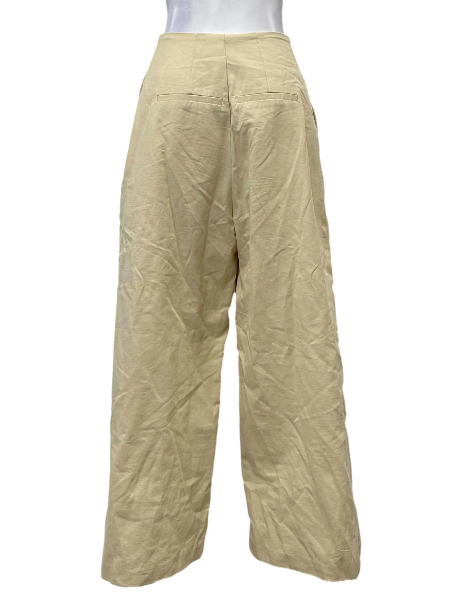 Ivory Wide Leg Trousers OSN