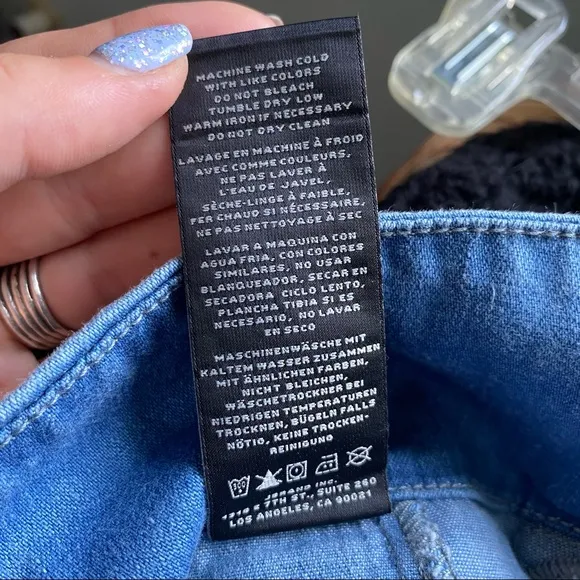 J Brand Tranquil Pleated High Waist Denim Skirt