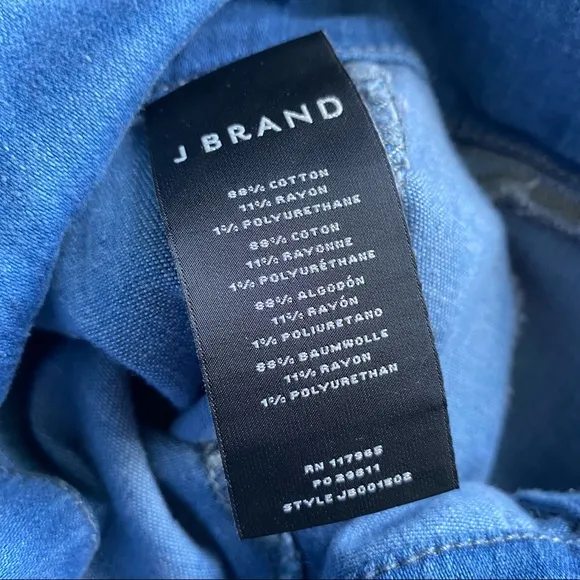 J Brand Tranquil Pleated High Waist Denim Skirt