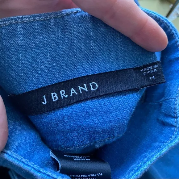 J Brand Tranquil Pleated High Waist Denim Skirt