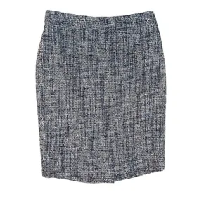 J. Crew NWT Size 2 Bellflower Tweed Pencil Skirt Multicolor Purple Blue