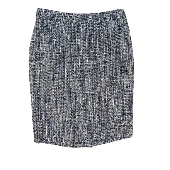 J. Crew NWT Size 2 Bellflower Tweed Pencil Skirt Multicolor Purple Blue
